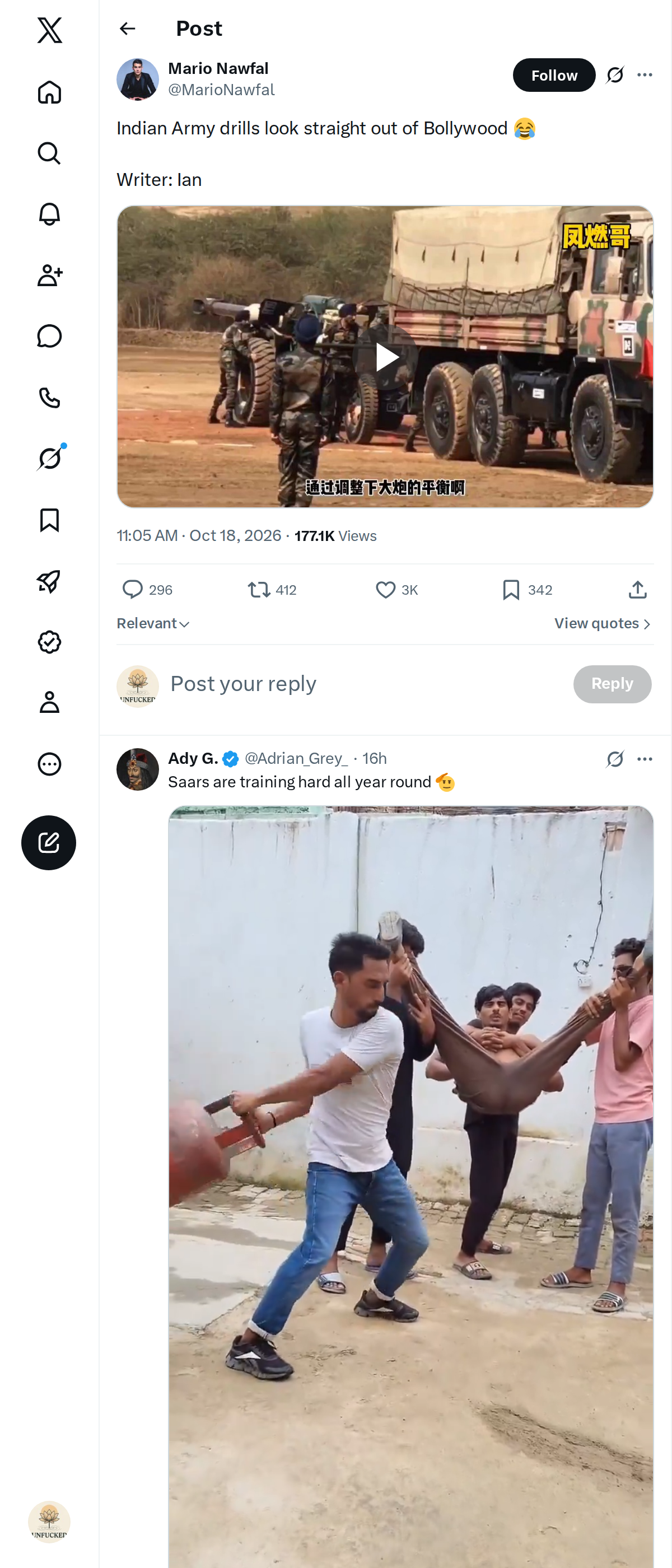 Snapshot 2 of @MarioNawfal's post from 2026-10-18