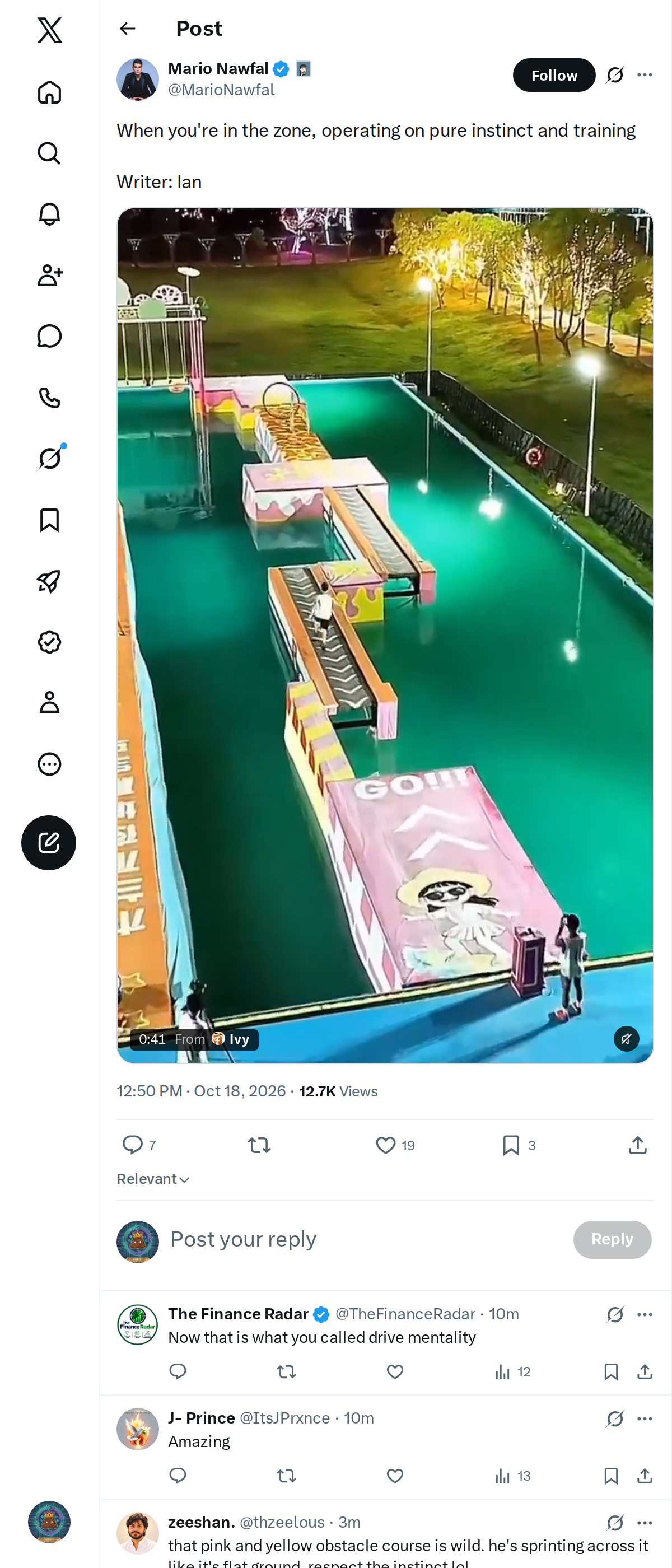 Snapshot 1 of @MarioNawfal's post from 2026-10-18