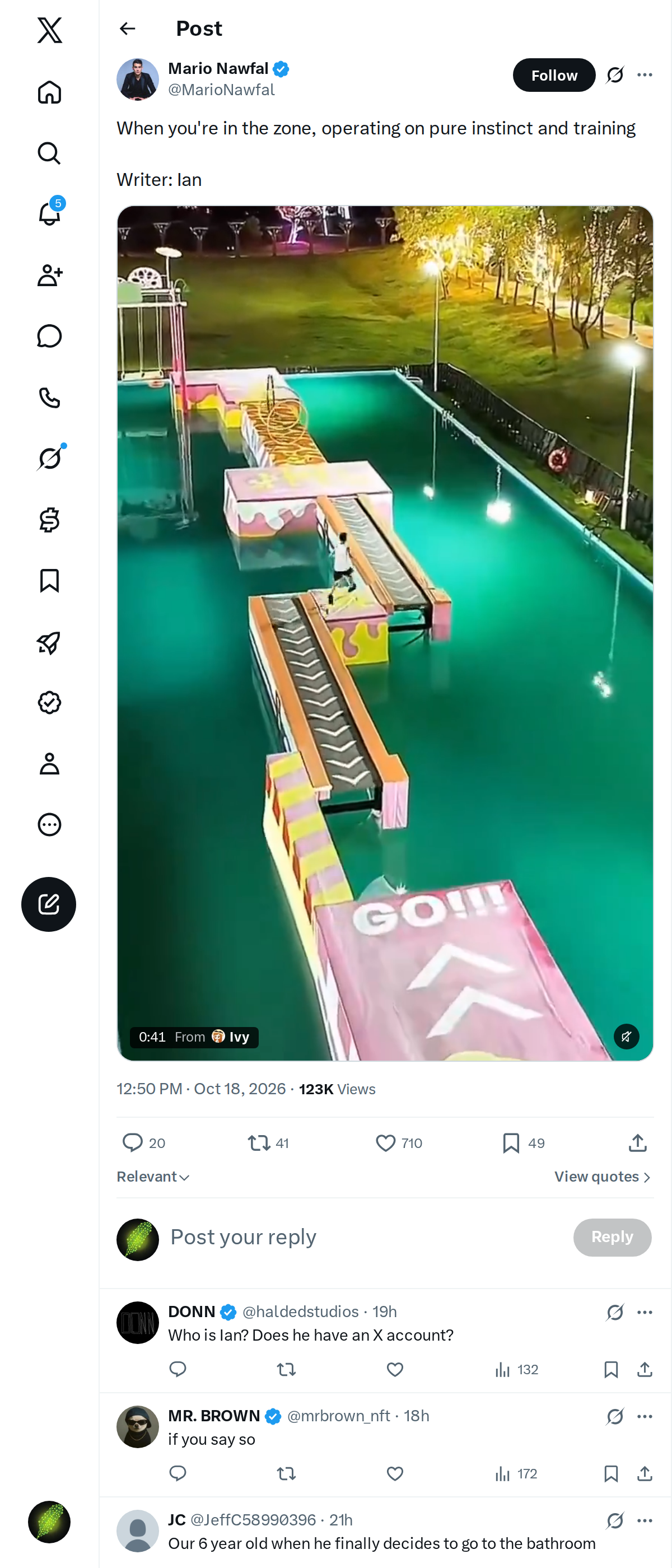 Snapshot 2 of @MarioNawfal's post from 2026-10-18