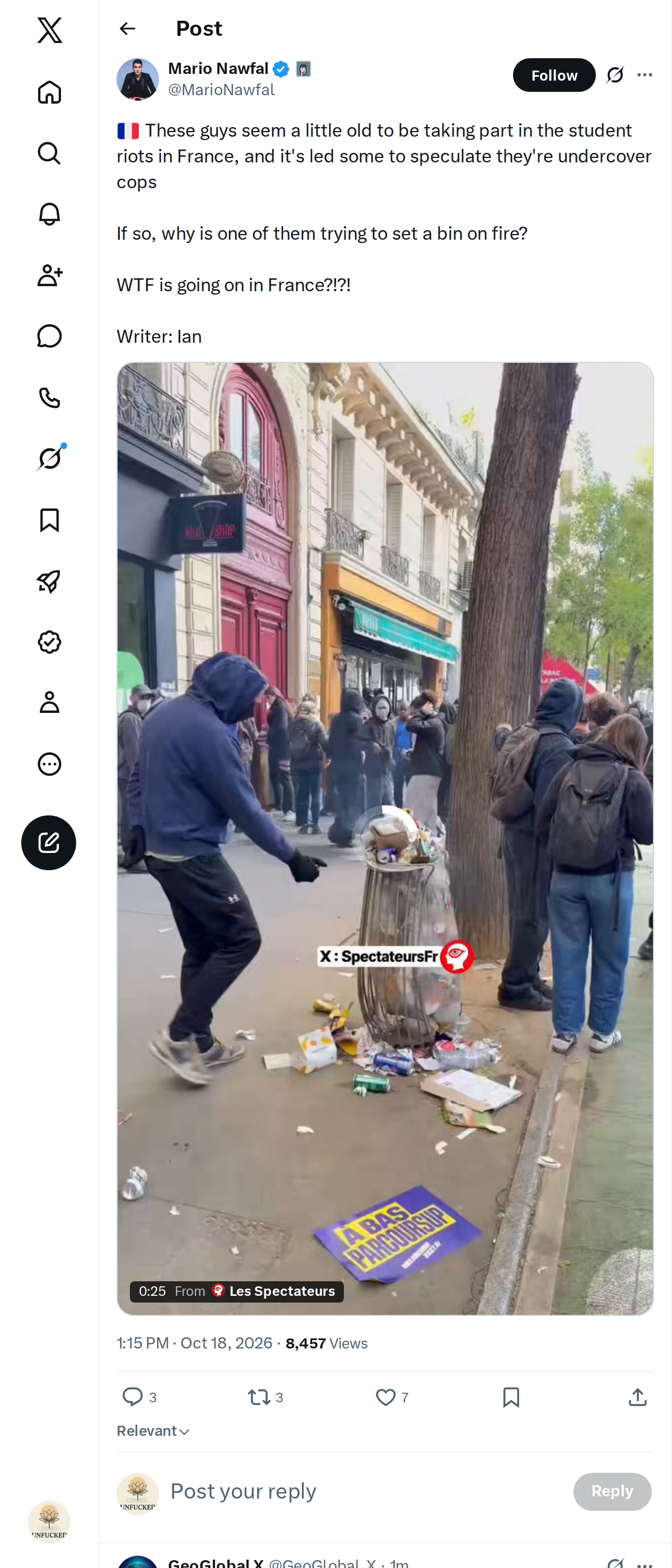 Snapshot 1 of @MarioNawfal's post from 2026-10-18