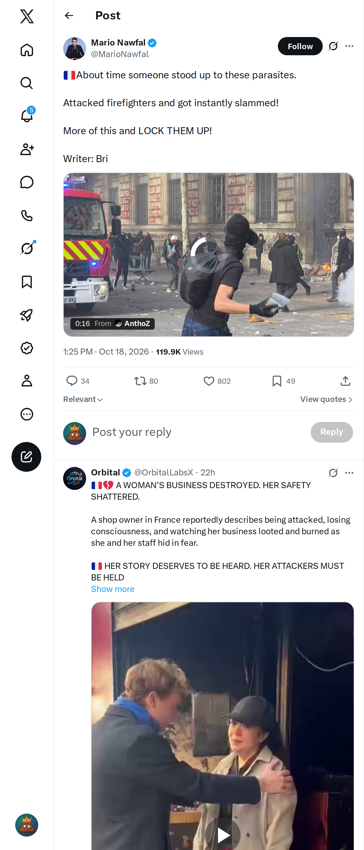 Snapshot 2 of @MarioNawfal's post from 2026-10-18