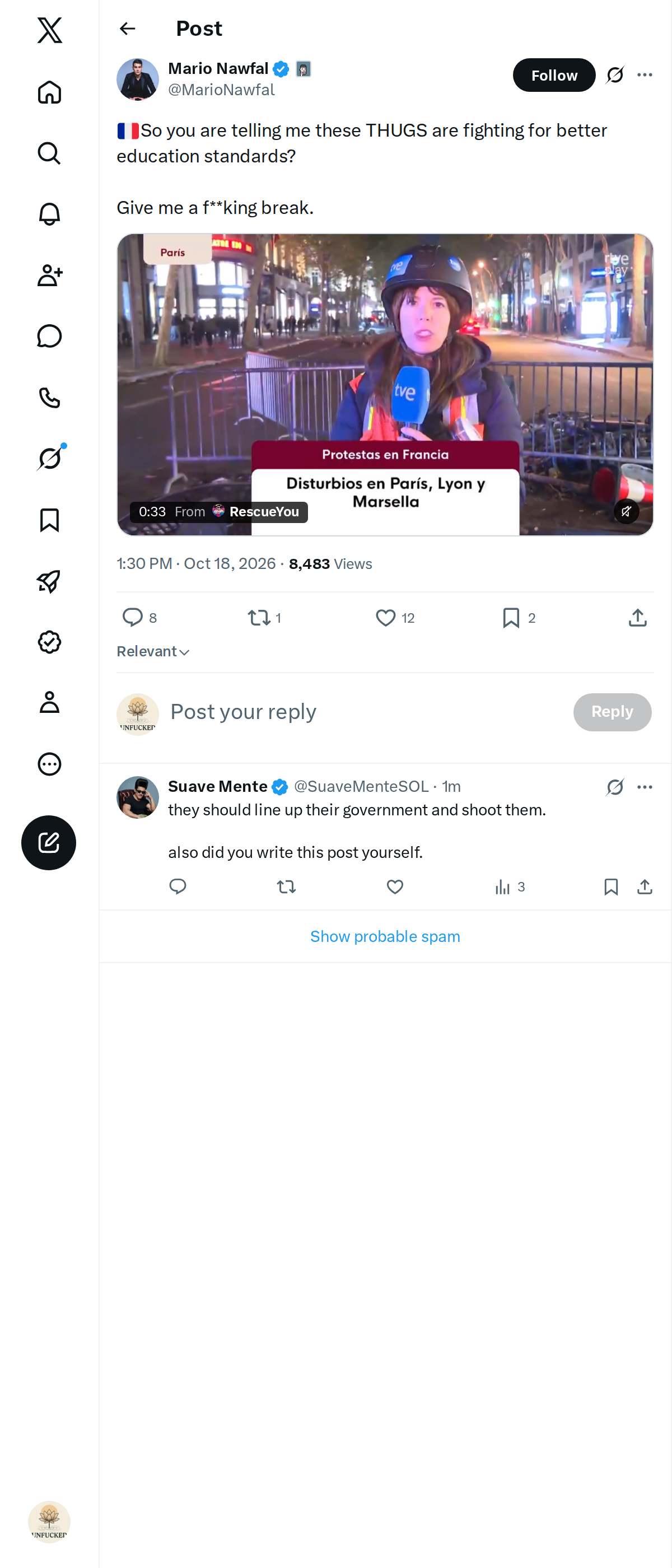 Snapshot 1 of @MarioNawfal's post from 2026-10-18