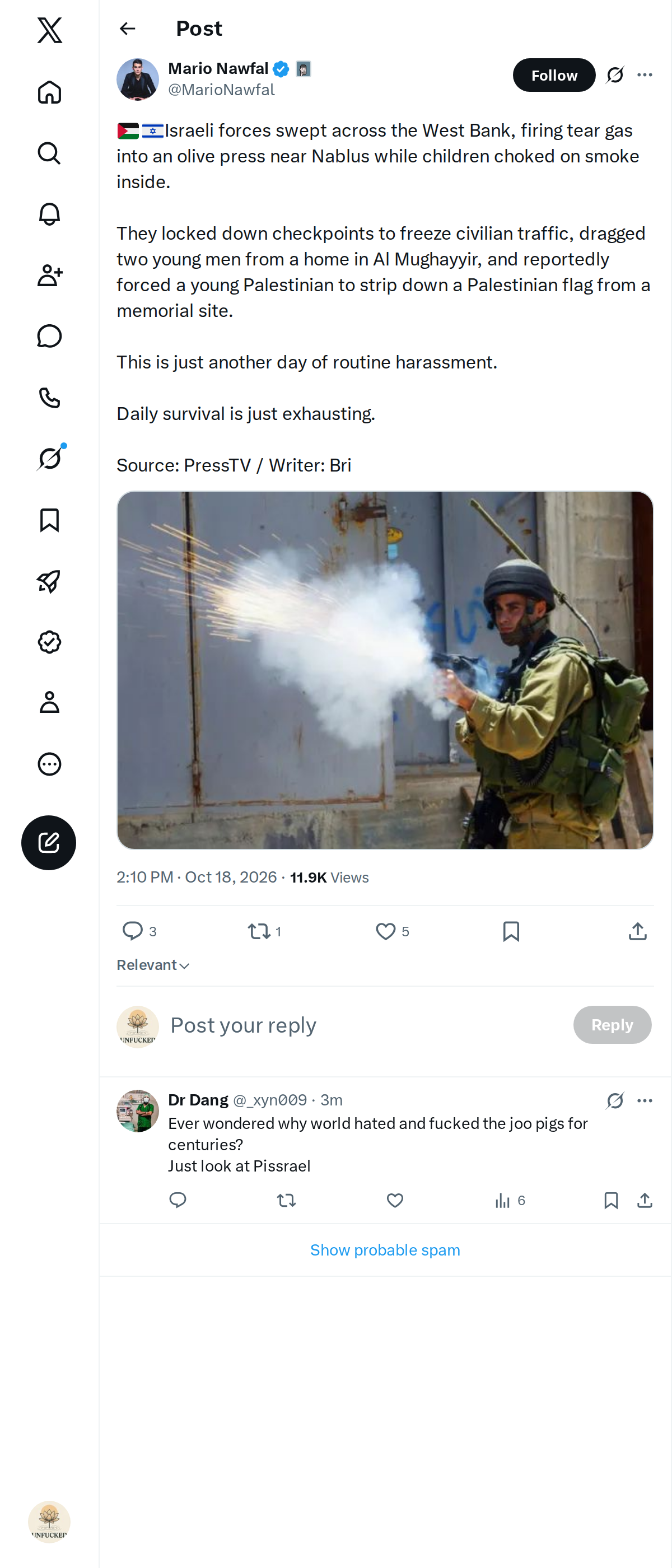Snapshot 1 of @MarioNawfal's post from 2026-10-18