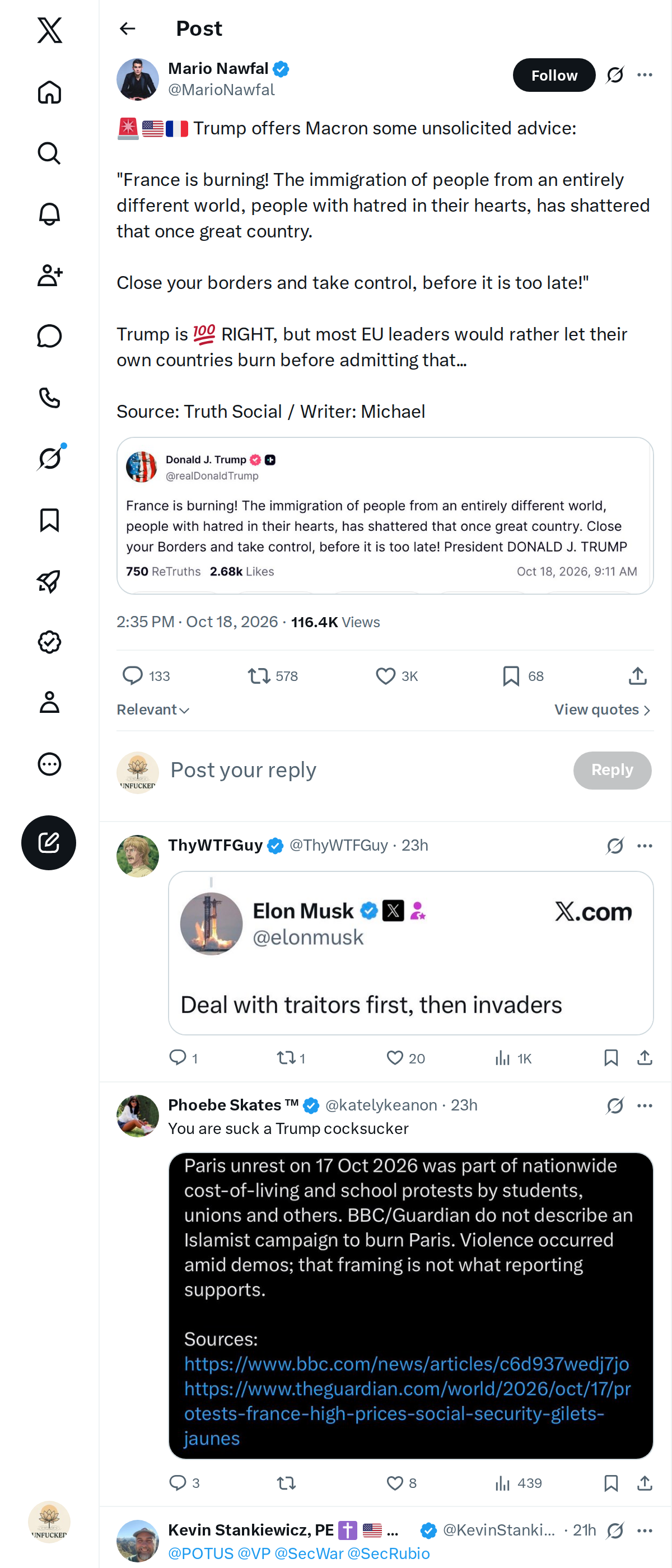 Snapshot 2 of @MarioNawfal's post from 2026-10-18