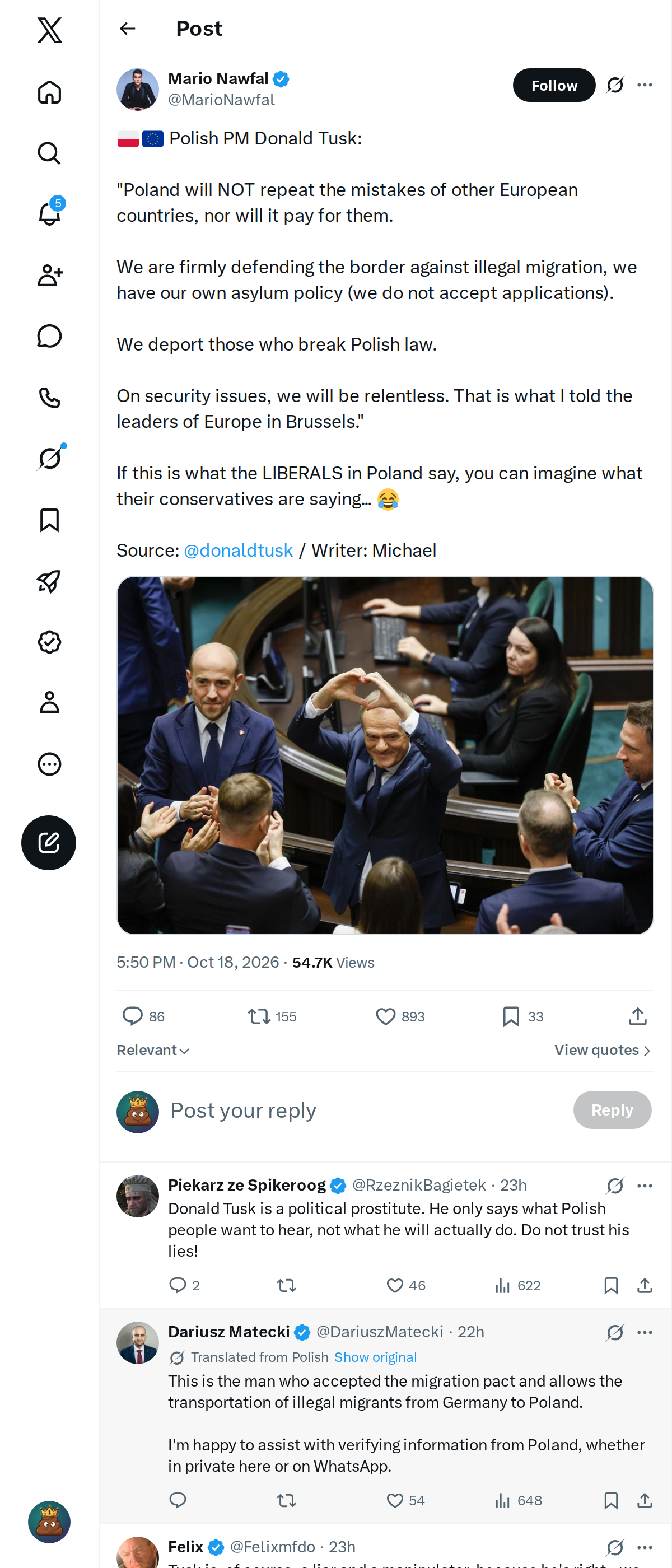 Snapshot 2 of @MarioNawfal's post from 2026-10-18