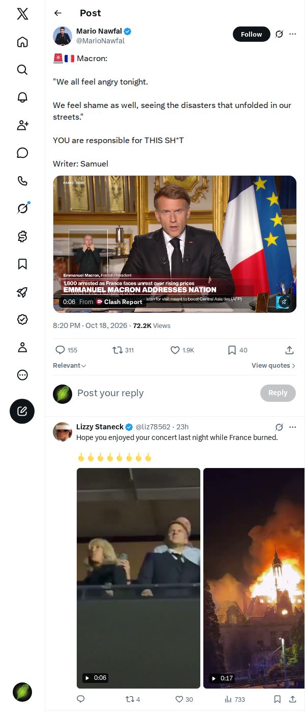 Snapshot 2 of @MarioNawfal's post from 2026-10-18