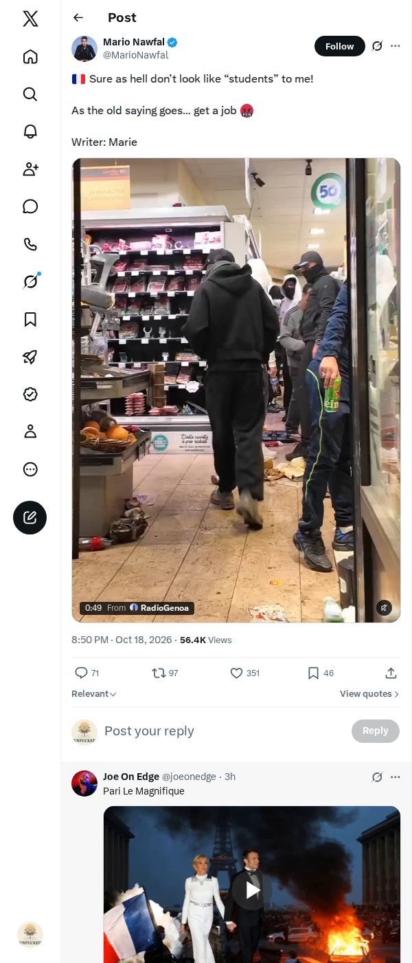 Snapshot 2 of @MarioNawfal's post from 2026-10-18