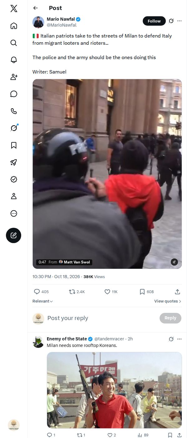 Snapshot 2 of @MarioNawfal's post from 2026-10-18