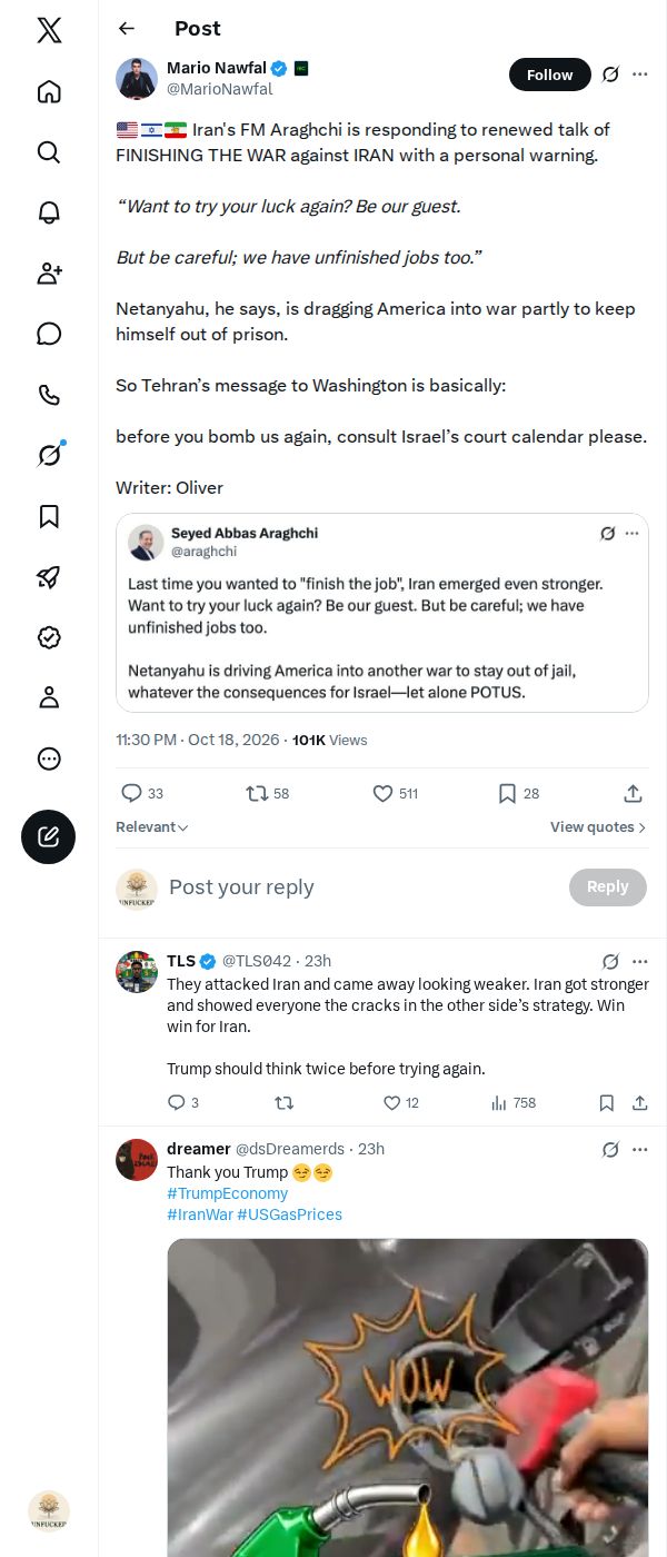 Snapshot 2 of @MarioNawfal's post from 2026-10-18