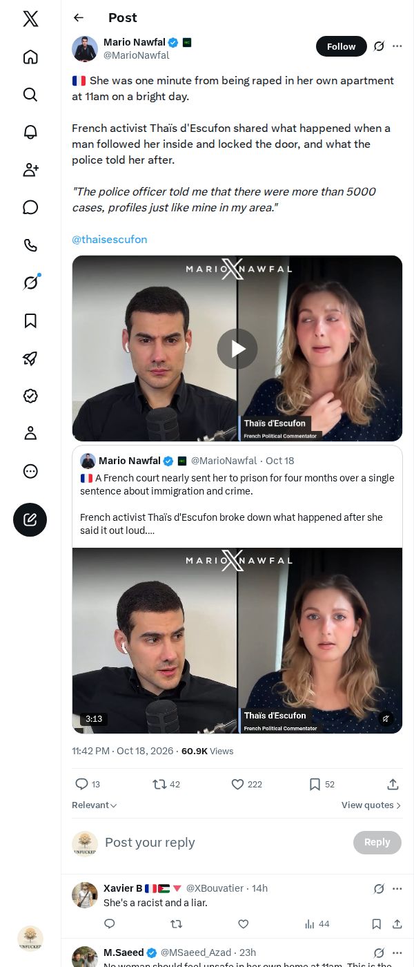 Snapshot 2 of @MarioNawfal's post from 2026-10-18