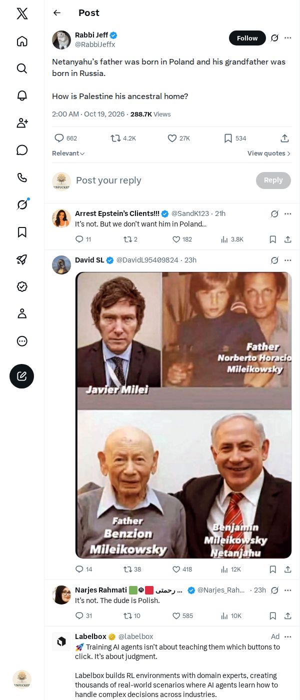 Snapshot 2 of @RabbiJeffx's post from 2026-10-19