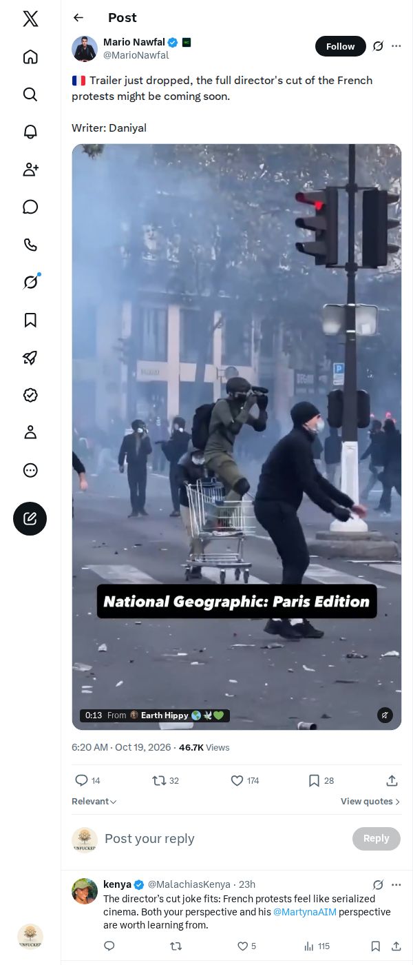 Snapshot 2 of @MarioNawfal's post from 2026-10-19