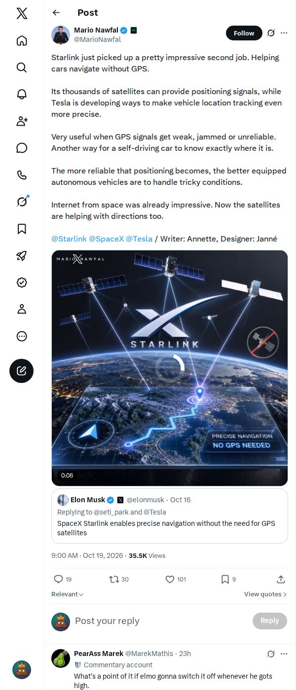 Snapshot 2 of @MarioNawfal's post from 2026-10-19