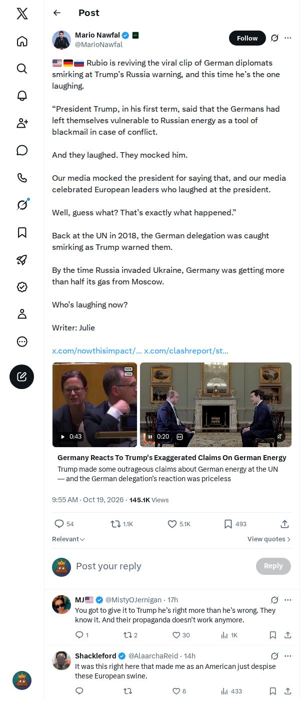 Snapshot 2 of @MarioNawfal's post from 2026-10-19