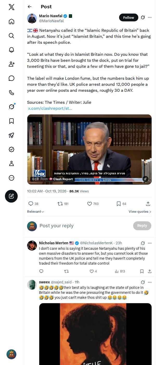 Snapshot 2 of @MarioNawfal's post from 2026-10-19