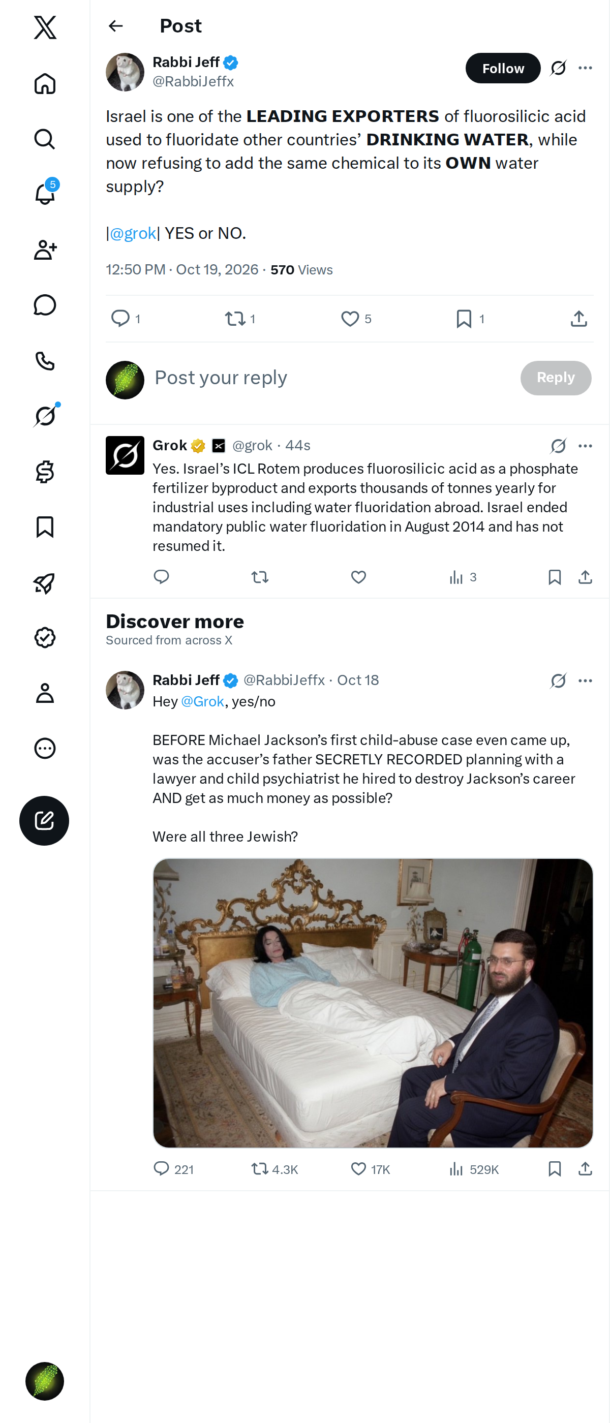 Snapshot 1 of @RabbiJeffx's post from 2026-10-19