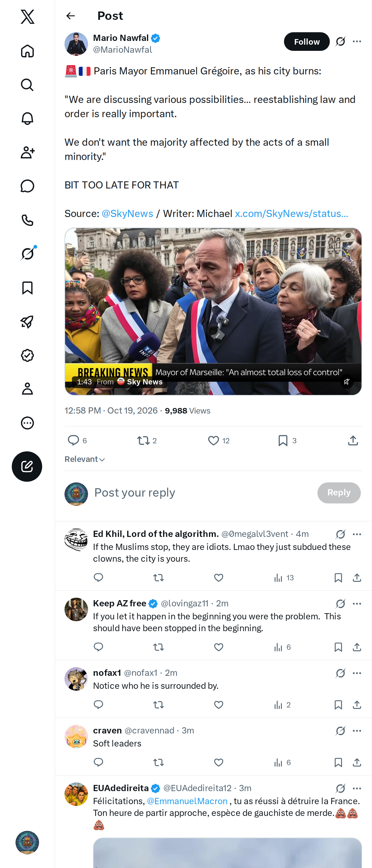 Snapshot 1 of @MarioNawfal's post from 2026-10-19