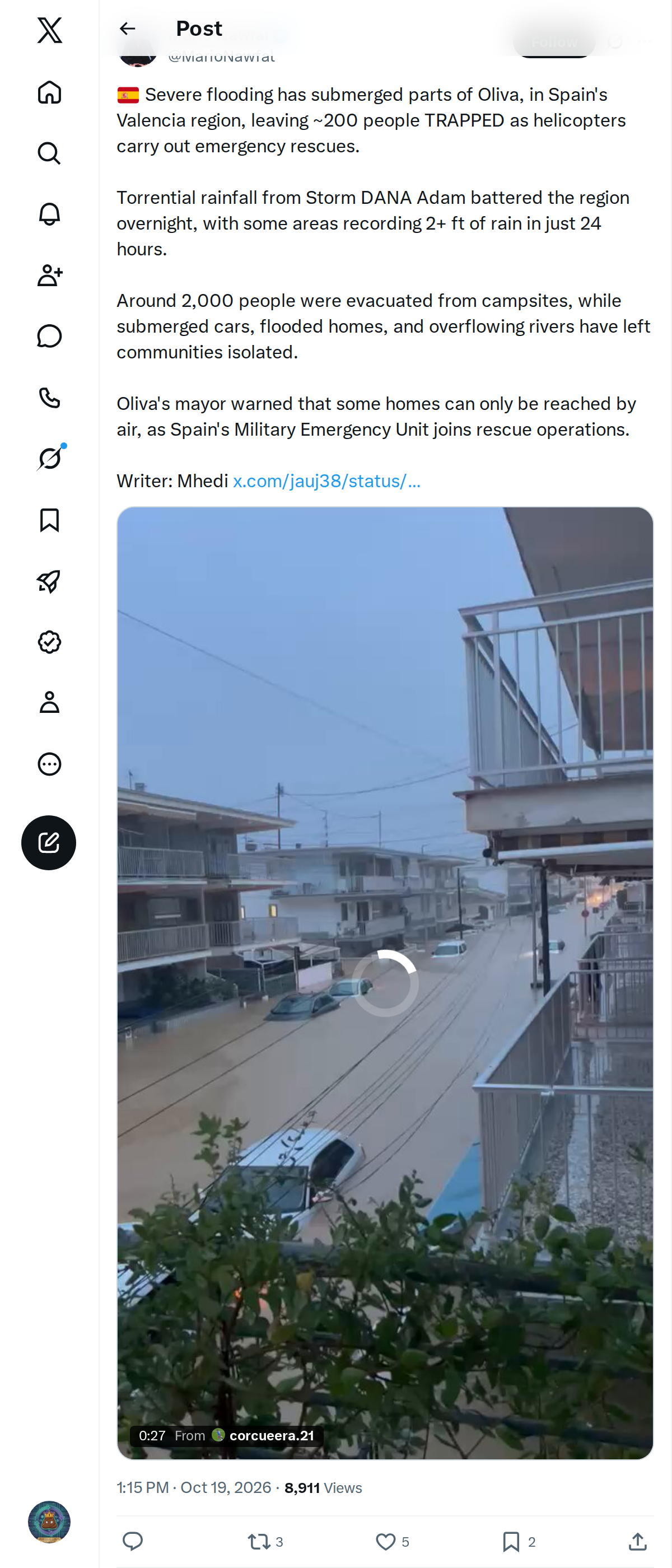 Snapshot 1 of @MarioNawfal's post from 2026-10-19