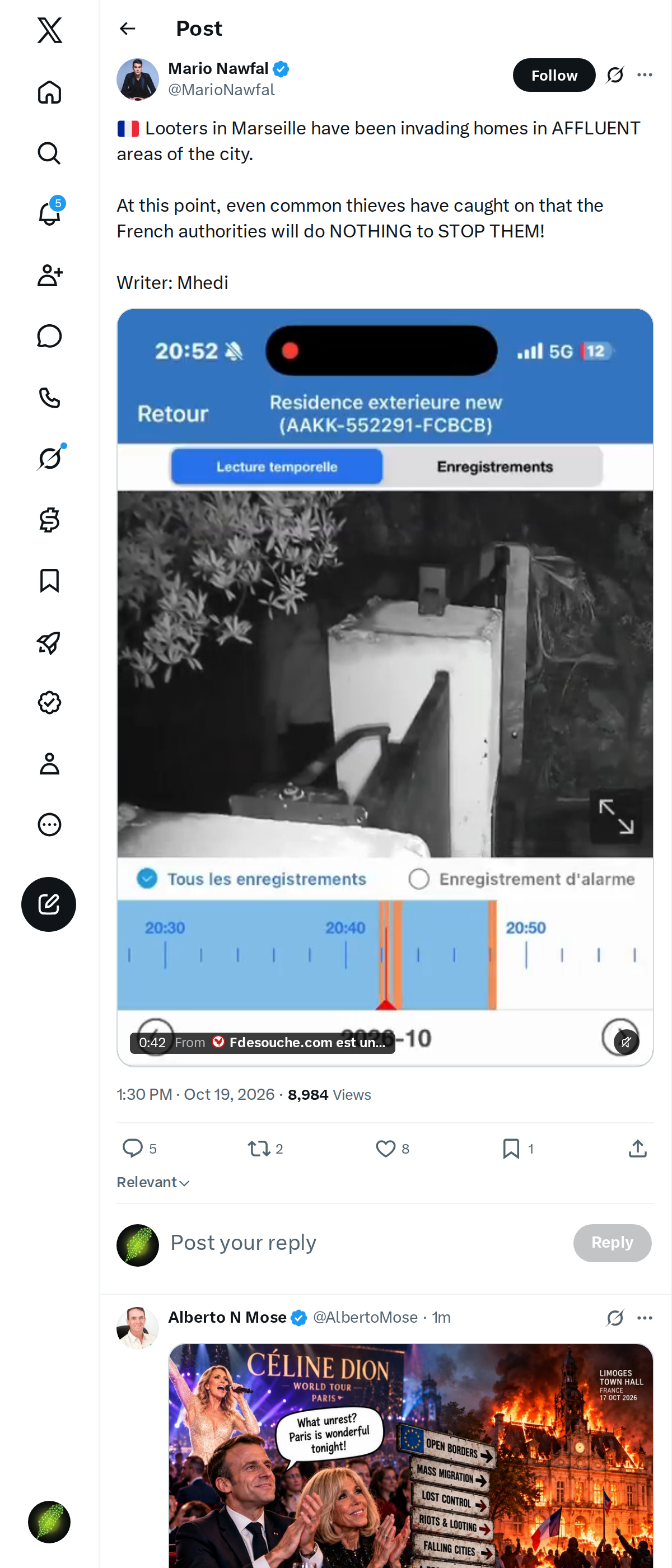 Snapshot 1 of @MarioNawfal's post from 2026-10-19
