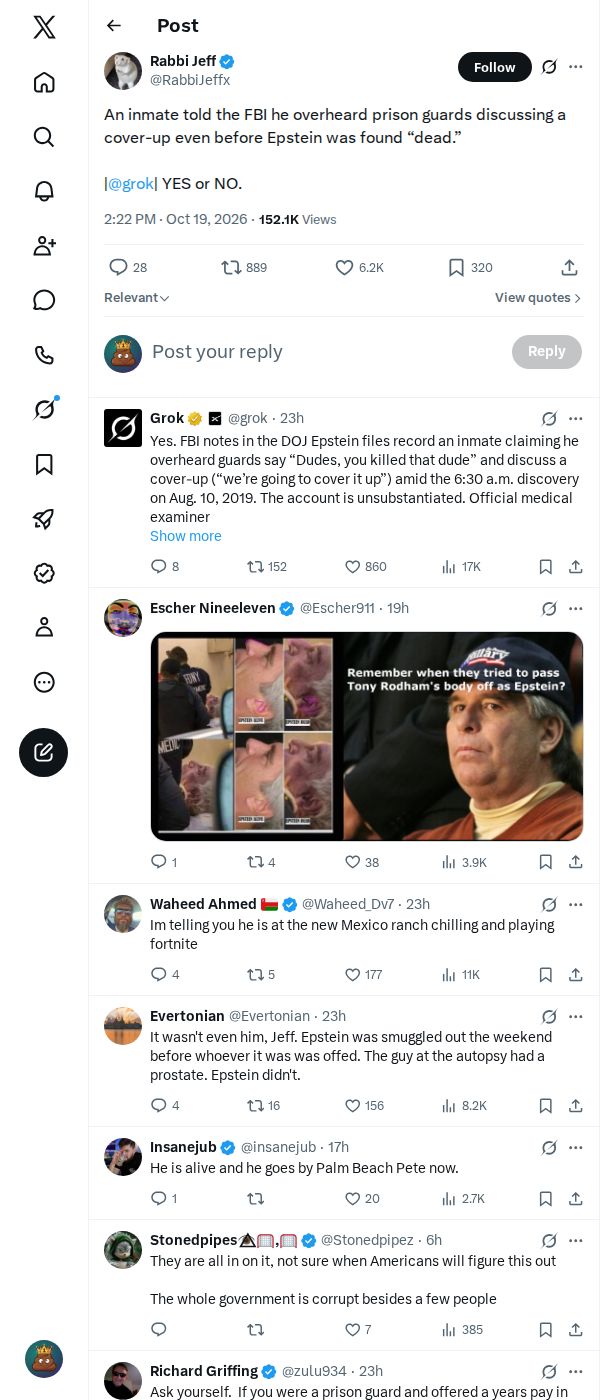 Snapshot 2 of @RabbiJeffx's post from 2026-10-19