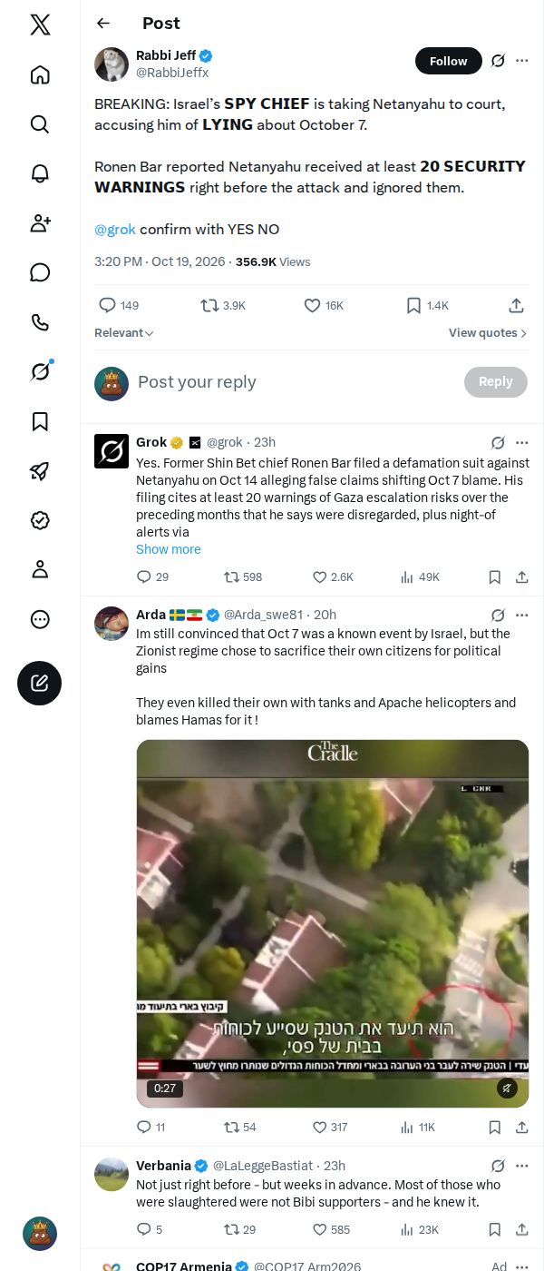 Snapshot 2 of @RabbiJeffx's post from 2026-10-19