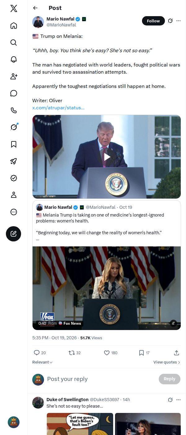 Snapshot 2 of @MarioNawfal's post from 2026-10-19