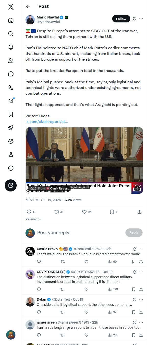 Snapshot 2 of @MarioNawfal's post from 2026-10-19
