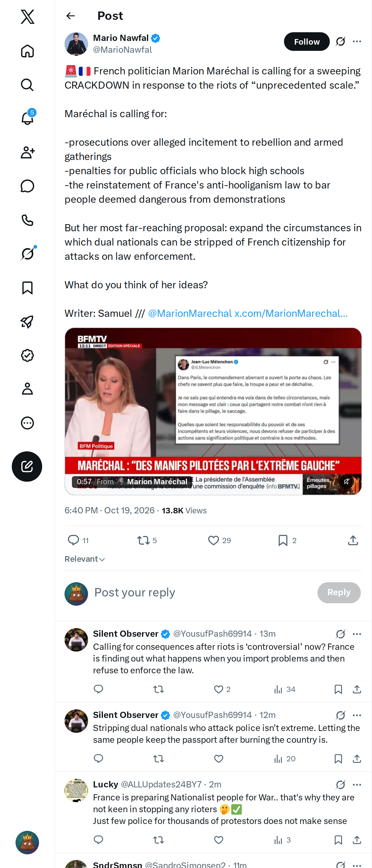 Snapshot 1 of @MarioNawfal's post from 2026-10-19