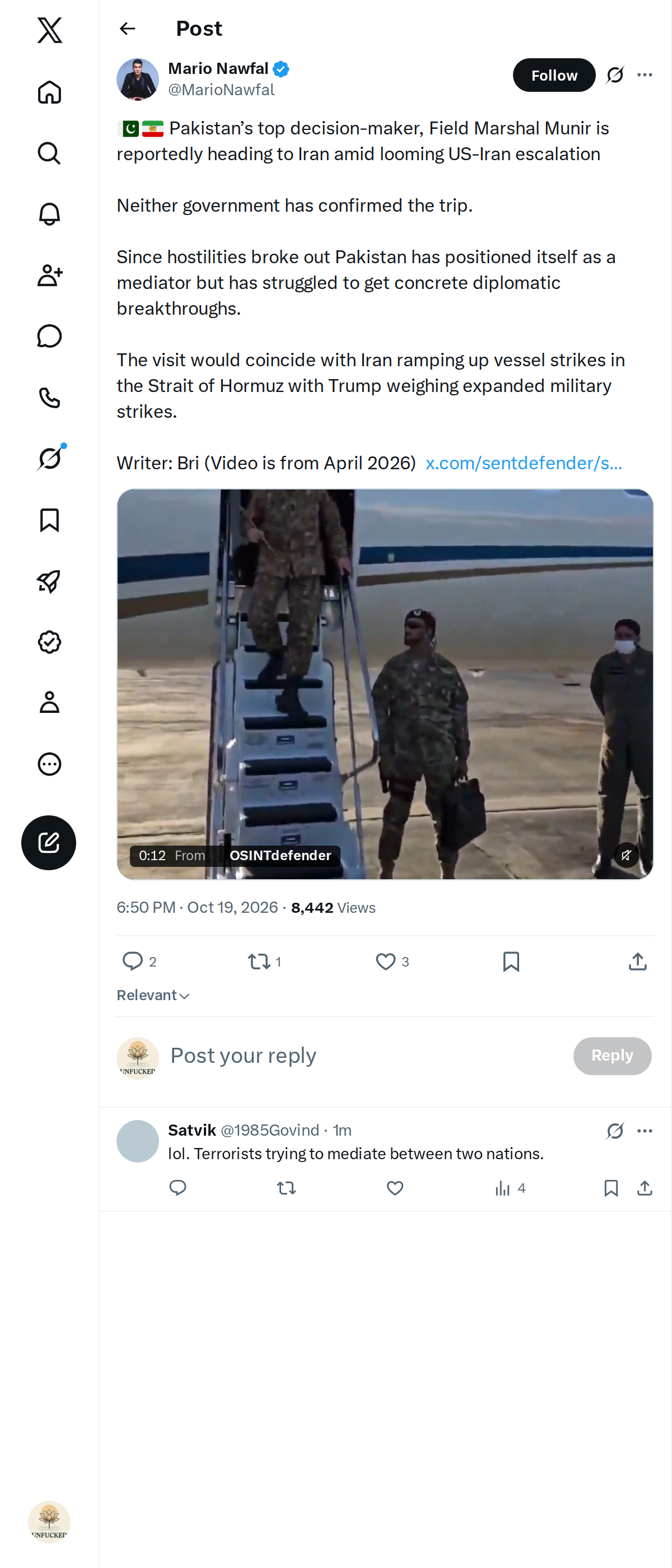 Snapshot 1 of @MarioNawfal's post from 2026-10-19