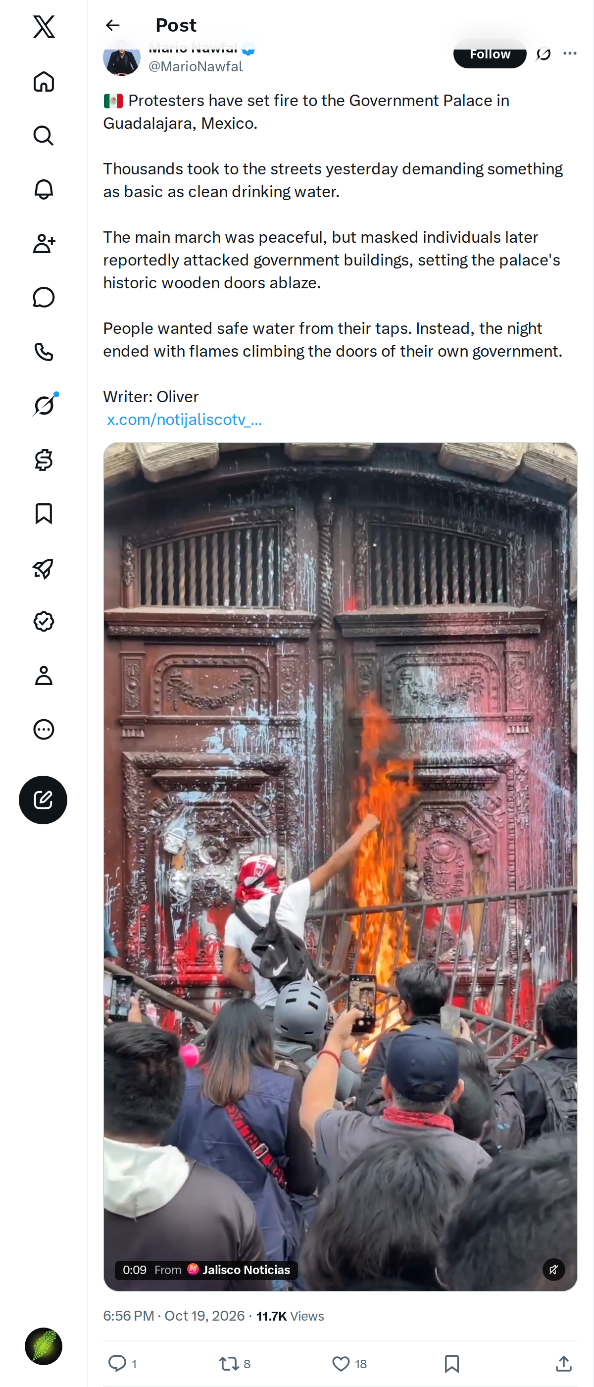 Snapshot 1 of @MarioNawfal's post from 2026-10-19