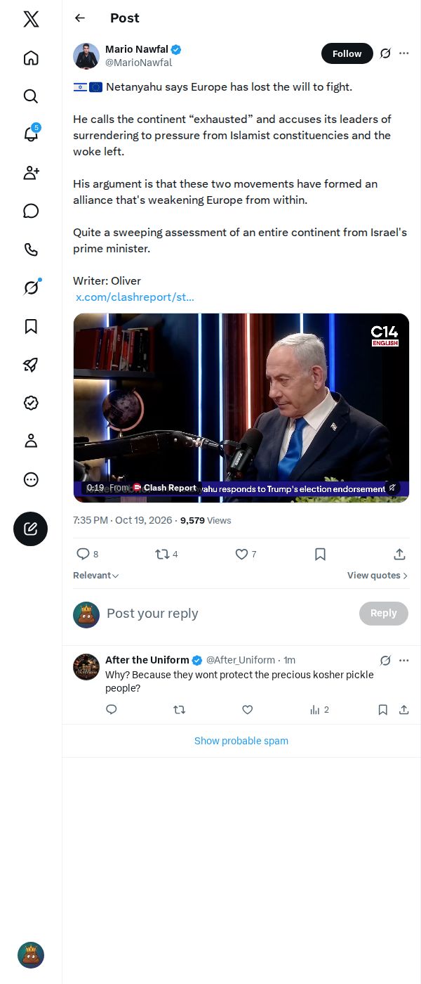 Snapshot 1 of @MarioNawfal's post from 2026-10-19