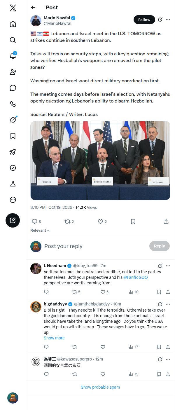 Snapshot 1 of @MarioNawfal's post from 2026-10-19