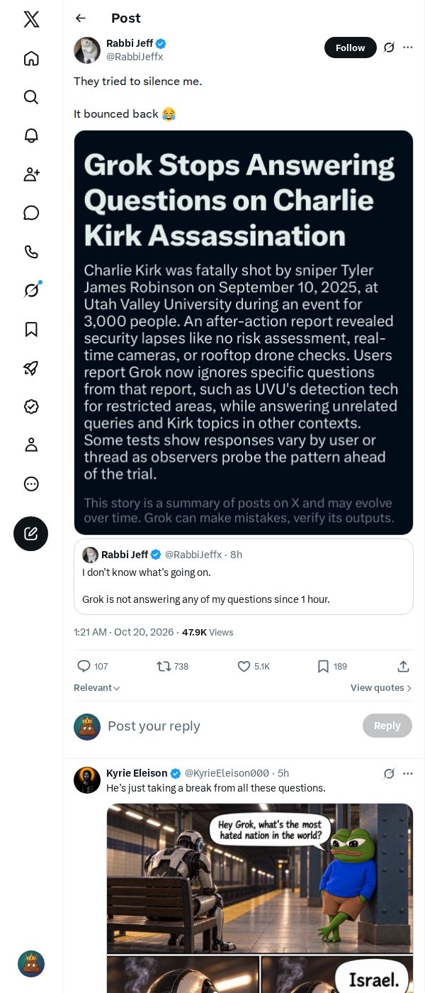 Snapshot 1 of @RabbiJeffx's post from 2026-10-19