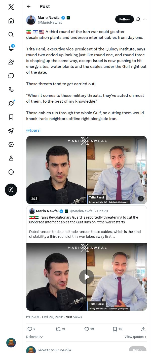 Snapshot 2 of @MarioNawfal's post from 2026-10-20