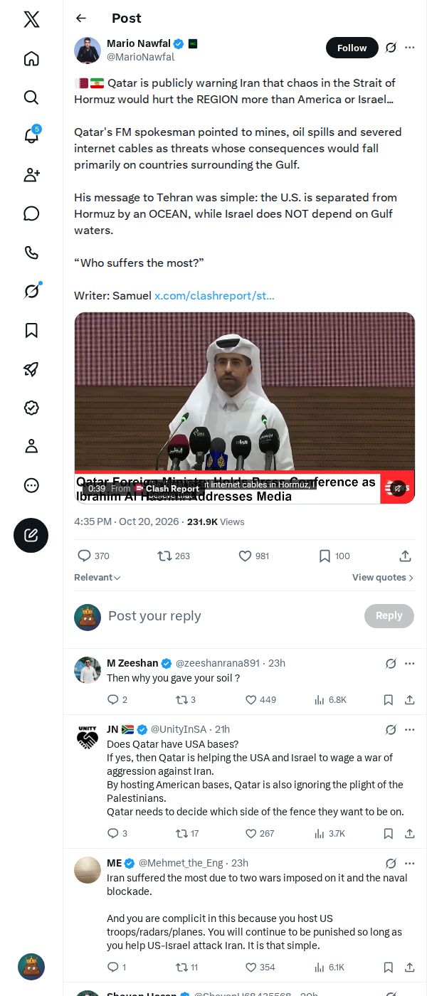 Snapshot 2 of @MarioNawfal's post from 2026-10-20
