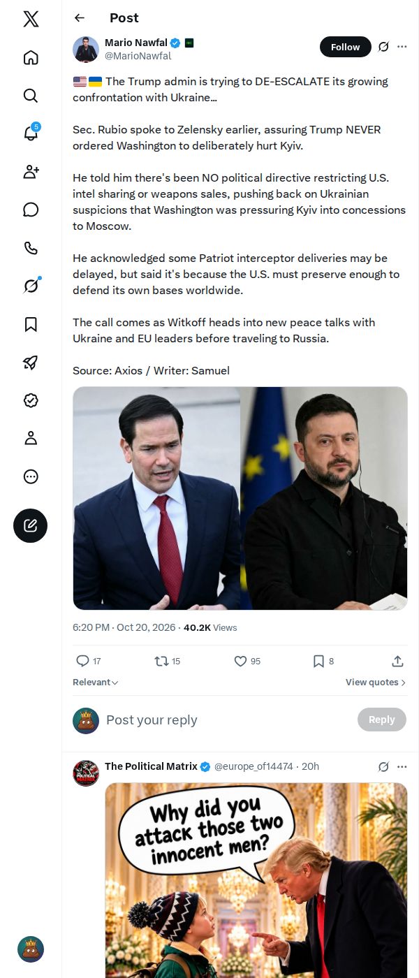 Snapshot 2 of @MarioNawfal's post from 2026-10-20