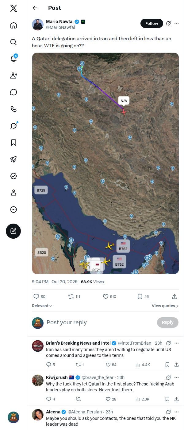 Snapshot 2 of @MarioNawfal's post from 2026-10-20