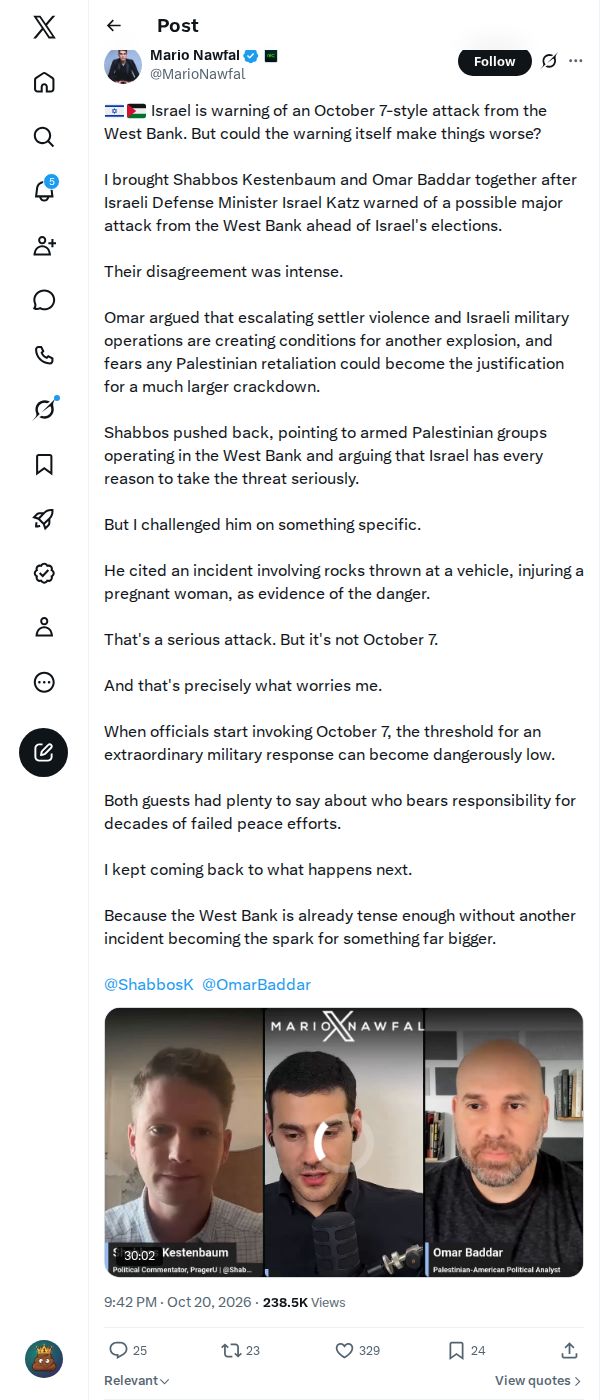 Snapshot 2 of @MarioNawfal's post from 2026-10-20