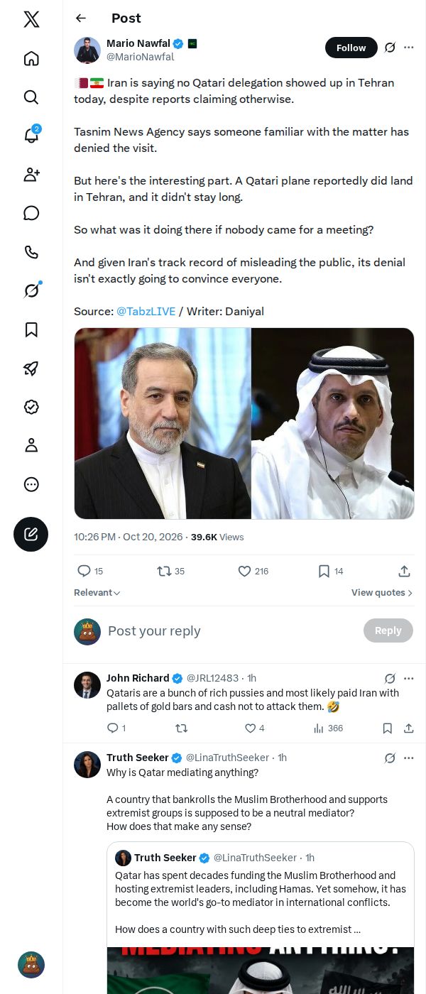 Snapshot 1 of @MarioNawfal's post from 2026-10-20