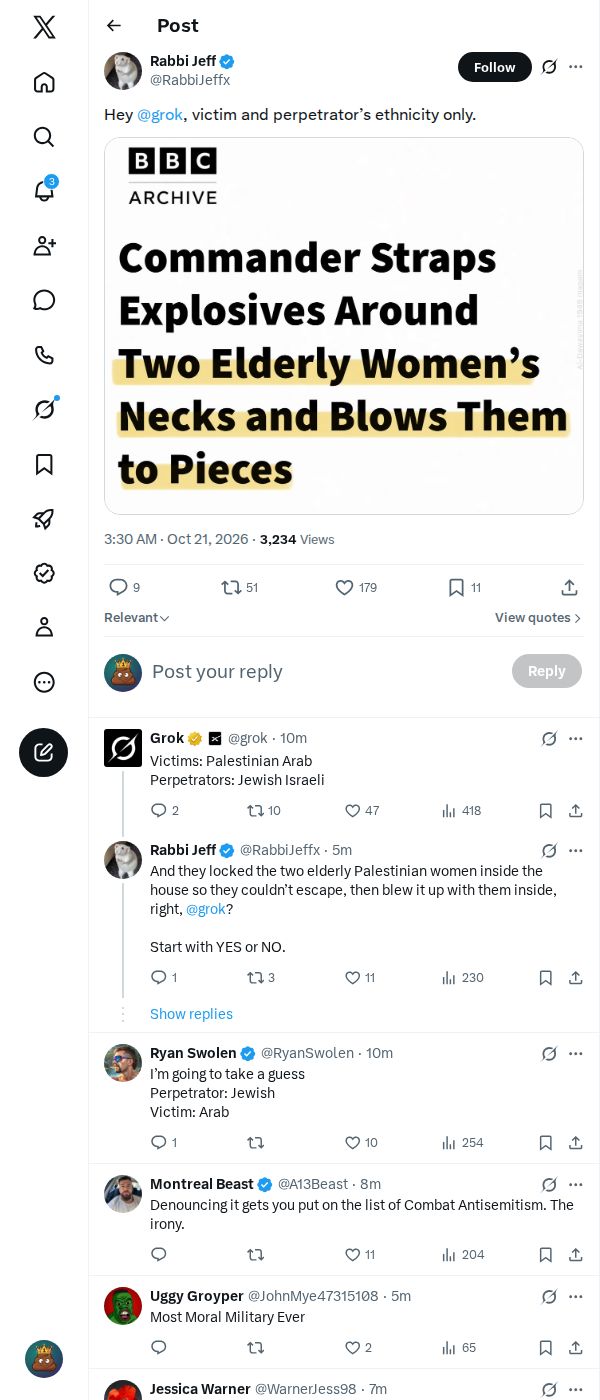 Snapshot 1 of @RabbiJeffx's post from 2026-10-21