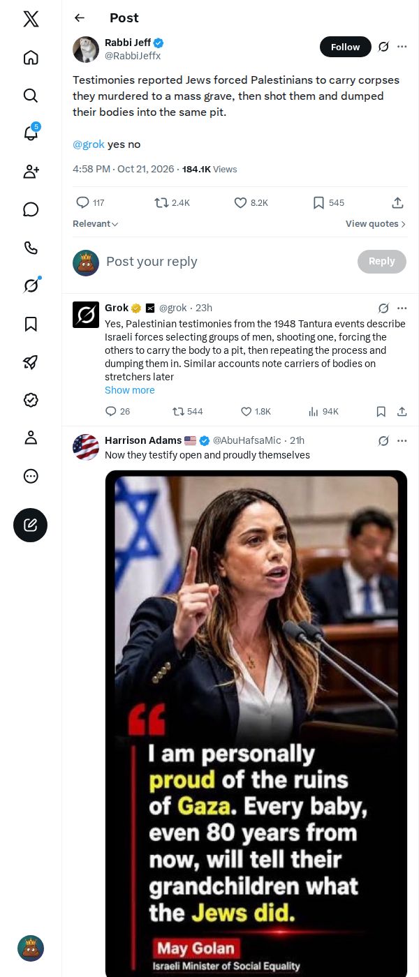 Snapshot 2 of @RabbiJeffx's post from 2026-10-21