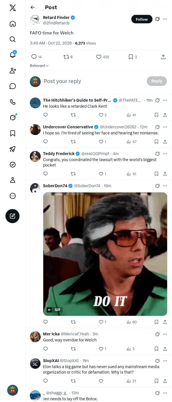 Snapshot 1 of @IfindRetards's post from 2026-10-22