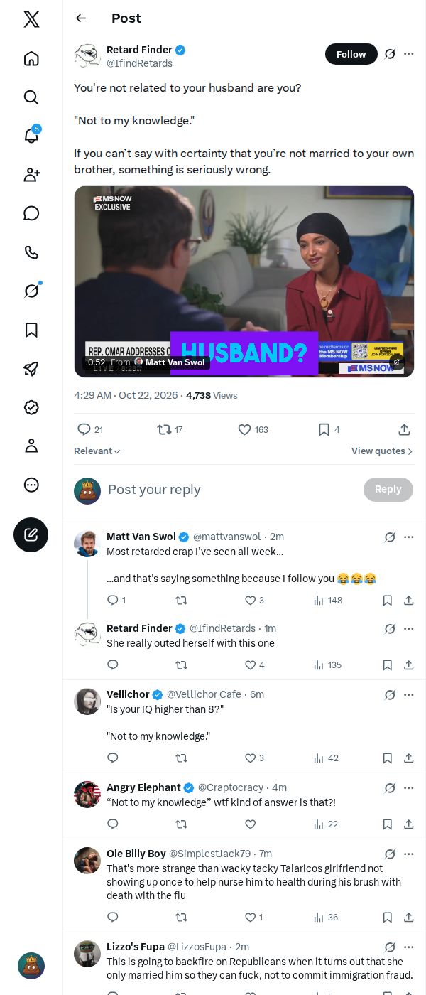 Snapshot 1 of @IfindRetards's post from 2026-10-22