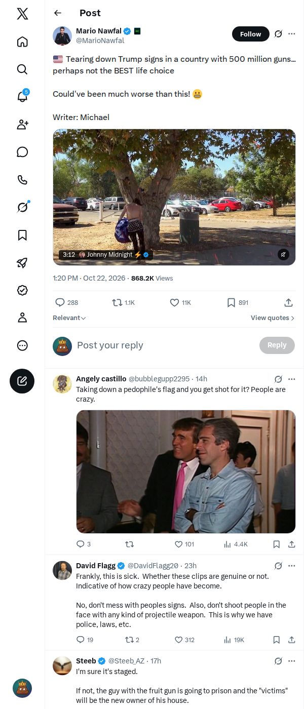 Snapshot 2 of @MarioNawfal's post from 2026-10-22