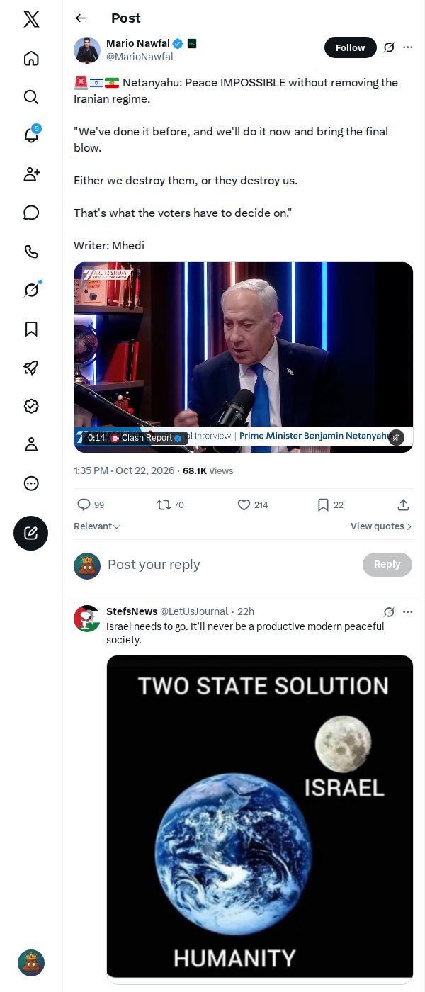 Snapshot 2 of @MarioNawfal's post from 2026-10-22