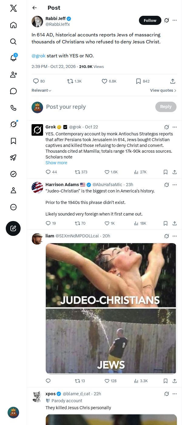 Snapshot 2 of @RabbiJeffx's post from 2026-10-22