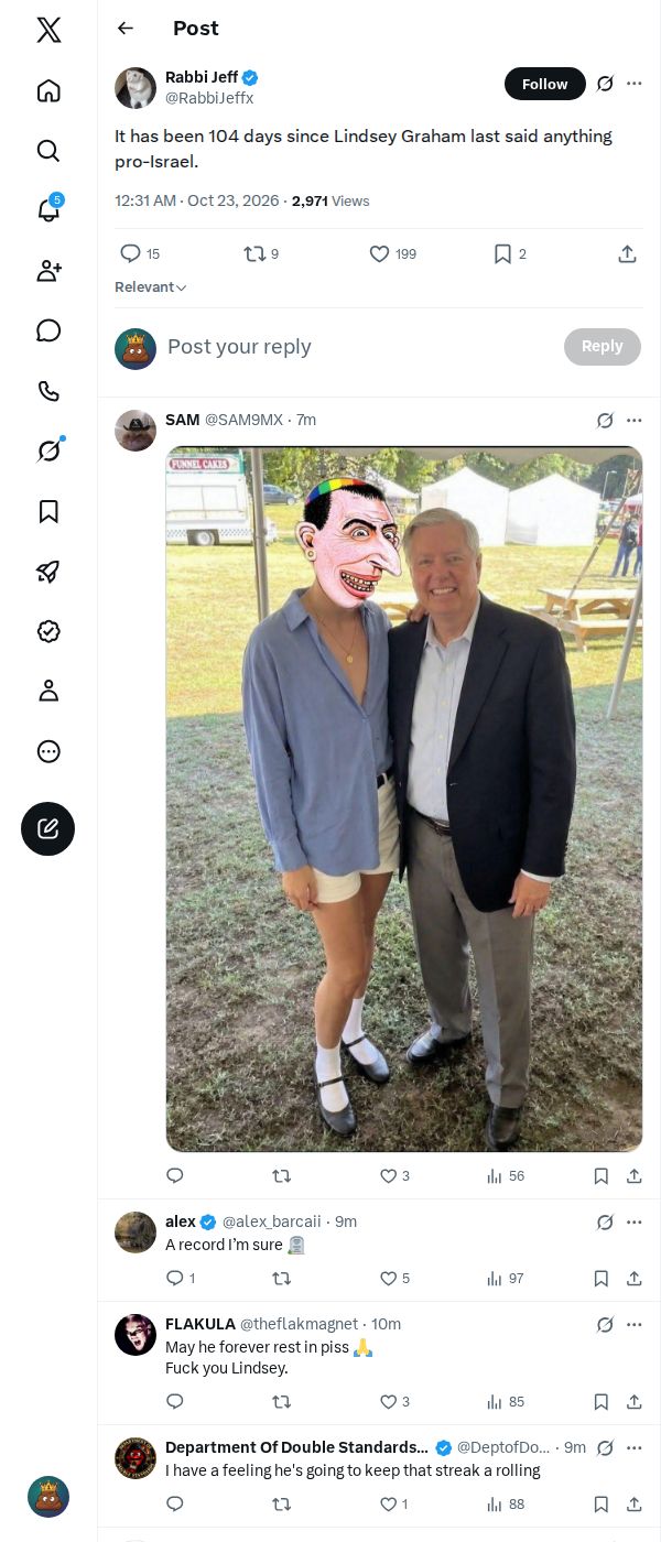 Snapshot 1 of @RabbiJeffx's post from 2026-10-22