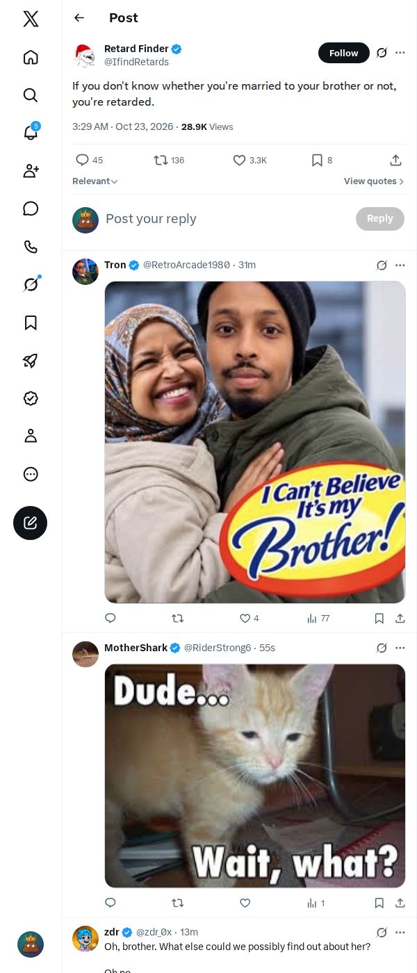 Snapshot 1 of @IfindRetards's post from 2026-10-23
