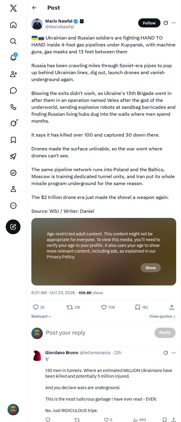 Snapshot 2 of @MarioNawfal's post from 2026-10-23