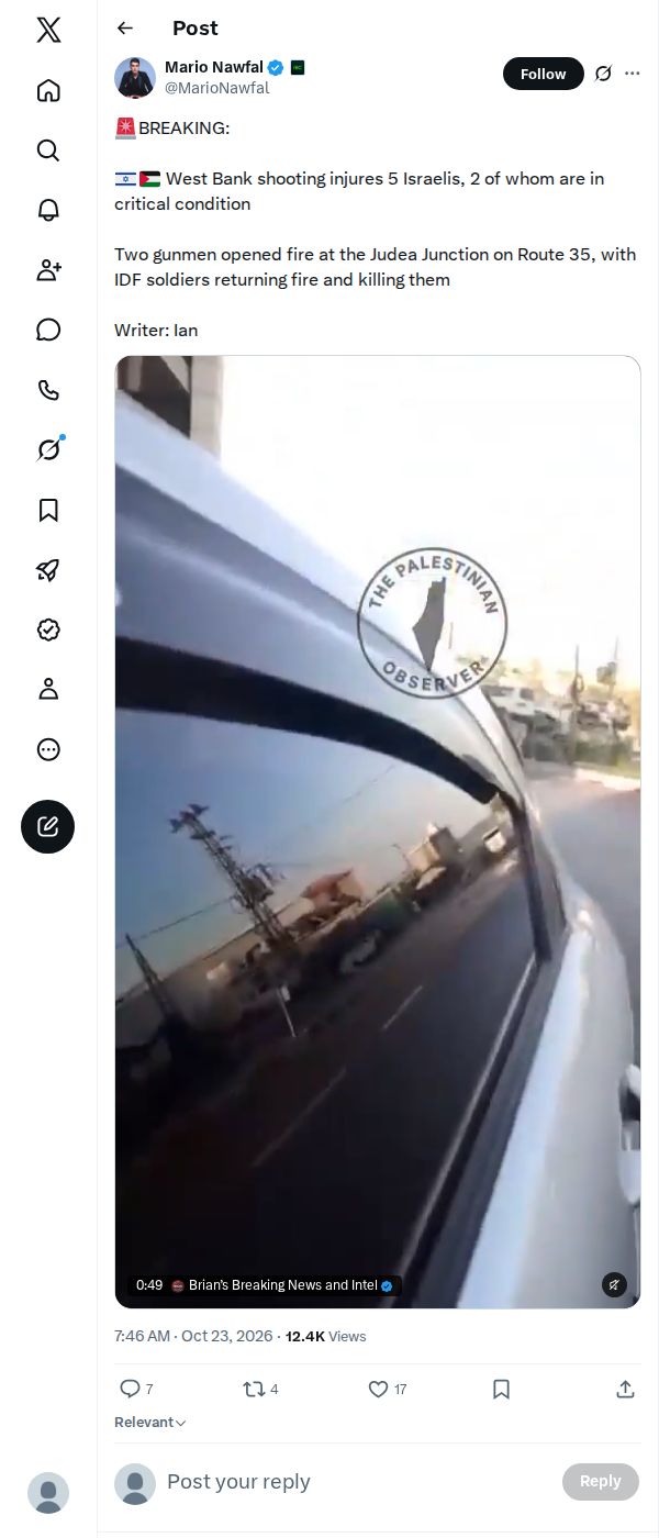 Snapshot 1 of @MarioNawfal's post from 2026-10-23